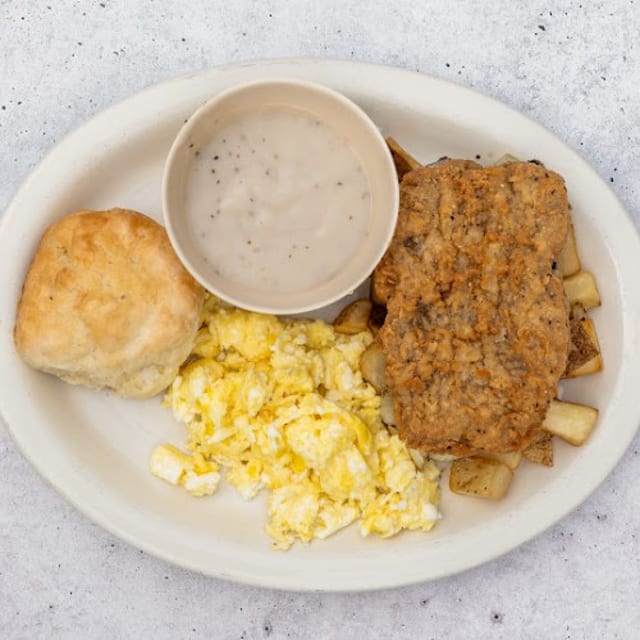 14. Country Fried Steak & Eggs.