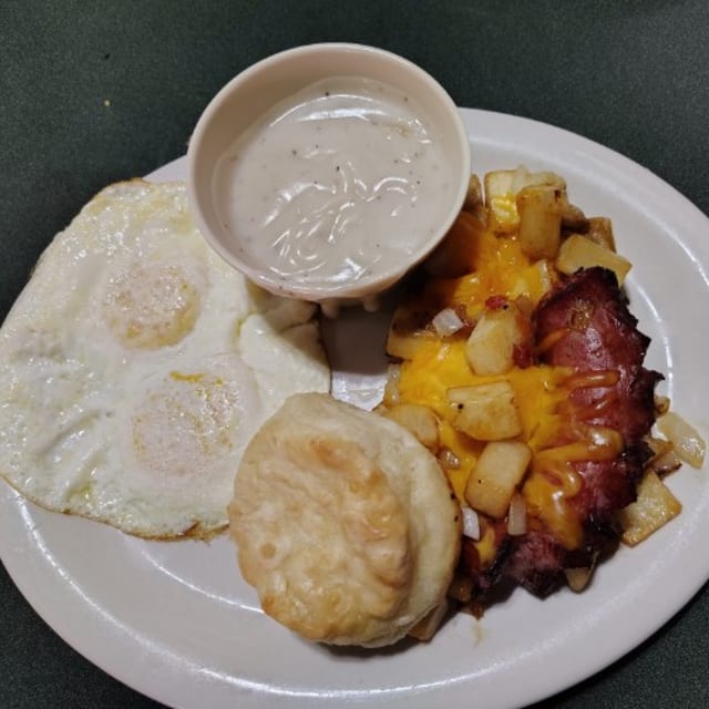 16. Grilled Smoke Sausage & Eggs.