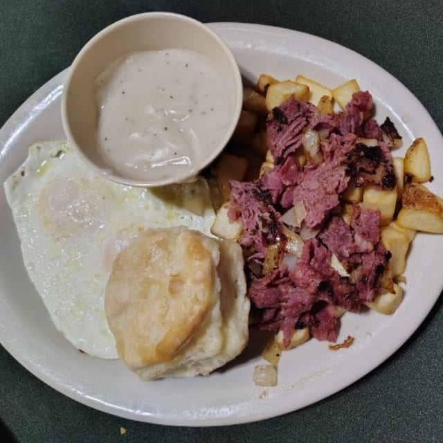 15. Corn Beef Hash & Eggs.