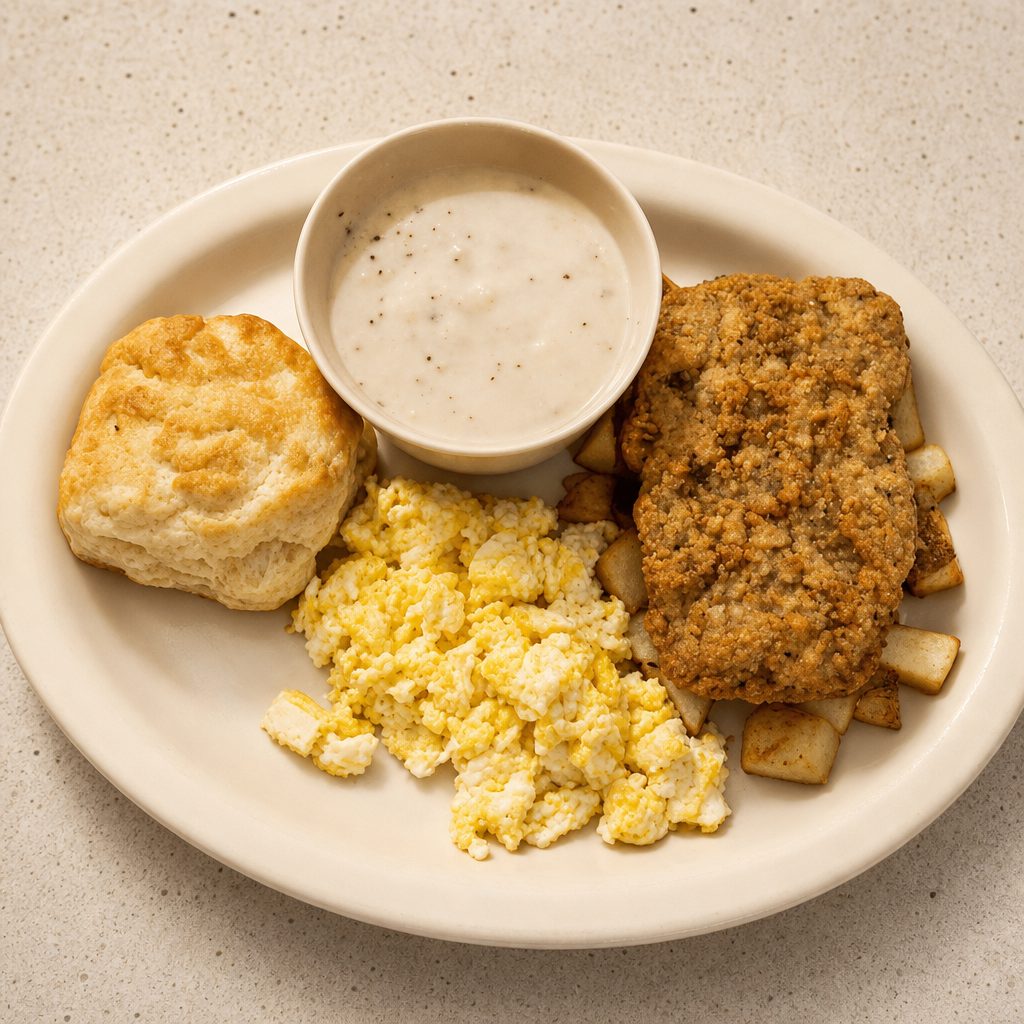 14. Country Fried Steak & Eggs.